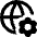 Globe Website Setting 1 Icon from Core Remix Set