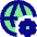 Globe Website Setting 1 Icon from Sharp Pop Set