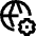 Globe Website Setting 1 Icon from Sharp Line Set