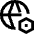 Globe Website Setting 2 Icon from Sharp Line Set