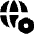 Globe Website Setting 2 Icon from Flex Solid Set