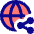Globe Website Share Icon from Core Pop Set