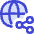 Globe Website Share Icon from Flex Duo Set