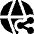 Globe Website Share Icon from Sharp Solid Set