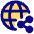 Globe Website Share Icon from Plump Pop Set