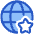 Globe Website Star Icon from Plump Duo Set