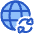 Globe Website Sync Icon from Plump Duo Set