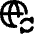 Globe Website Sync Icon from Flex Remix Set