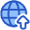 Globe Website Upload Icon from Plump Duo Set