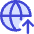 Globe Website Upload Icon from Core Duo Set
