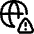 Globe Website Warning Icon from Flex Line Set