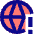 Globe Website Warning Icon from Sharp Pop Set