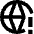 Globe Website Warning Icon from Sharp Remix Set