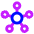 Hub Integration Connection Icon from Sharp Neon Set