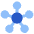 Hub Integration Connection Icon from Sharp Flat Set