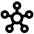 Hub Integration Connection Icon from Sharp Line Set