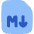 Markdown Document Programming Icon from Flex Flat Set