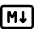 Markdown Rectangle Programming icon - Free transparent PNG, SVG. No sign up needed.