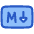 Markdown Rectangle Programming Icon from Plump Duo Set