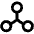 Network Node Connection Integration Icon from Sharp Line Set