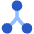 Network Node Connection Integration Icon from Plump Flat Set