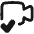 Webcam Video Call Check Icon from Plump Remix Set