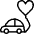 Wedding Car Heart Balloon icon - Free transparent PNG, SVG. No sign up needed.