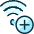 Wifi Add Icon from Ultimate Duotone Set | Free Download as SVG Vector and Transparent PNG | Streamline icons