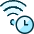 Wifi Clock Icon from Ultimate Duotone Set | Free Download as SVG Vector and Transparent PNG | Streamline icons