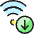 Wifi Download Icon from Ultimate Colors Set