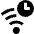 Wifi Network Clock Schedule Icon from Nova Line Set