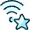 Wifi Star Icon from Ultimate Duotone Set | Free Download as SVG Vector and Transparent PNG | Streamline icons