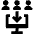 Wireless Network Mutiple User Input Icon from Nova Solid Set