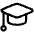 Graduation Cap icon - Free transparent PNG, SVG. No sign up needed.