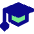 Graduation Cap Icon from Sharp Pop - Free Set
