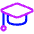 Graduation Cap Icon from Plump Neon - Free Set