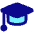 Graduation Cap Icon from Plump Pop - Free Set