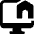 Work From Home Monitor Icon from Ultimate Bold Set