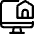 Work From Home Monitor Icon from Ultimate Regular Set