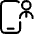 Work From Home User Phone Icon from Ultimate Regular Set