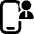 Work From Home User Phone Icon from Ultimate Bold Set