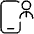Work From Home User Phone Icon from Ultimate Light Set