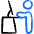 Desk Computer Base Work Standing User 1 Icon from Freehand Duotone - Free Set