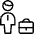 Human Resources Businessman Icon from Ultimate Light - Free Set