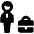 Human Resources Businessman Icon from Ultimate Bold - Free Set