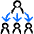 Human Resources Hierarchy Icon from Freehand Duotone - Free Set