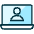 Laptop User Icon from Ultimate Duotone - Free Set