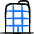 Office Building Glass Window Icon from Freehand Duotone - Free Set