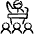 Presentation Audience Icon from Freehand Line - Free Set