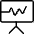 Presentation Board Graph Icon from Ultimate Light - Free Set